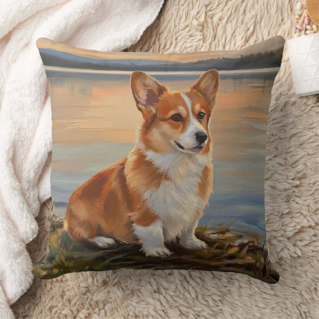 Pembroke Welsh Corgi Kissen (Decke)