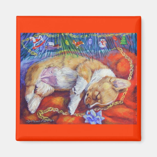 Pembroke Welsh Corgi Magnet (Vorne)