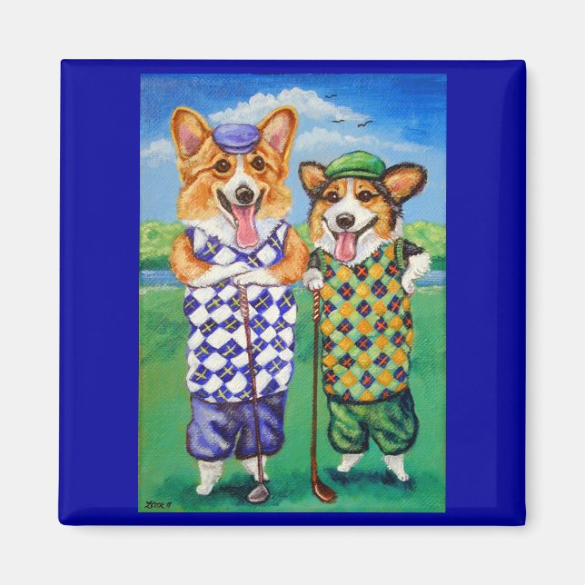 Pembroke Welsh Corgi Magnet (Vorne)