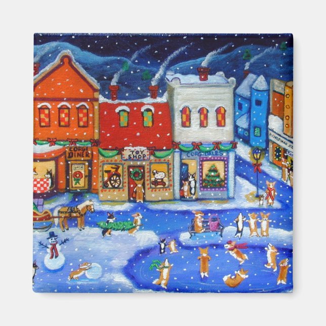 Pembroke Welsh Corgi Magnets Magnet (Vorne)