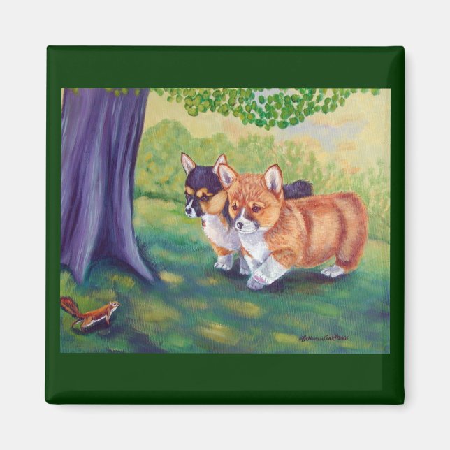 Pembroke Welsh Corgi Magnets Magnet (Vorne)