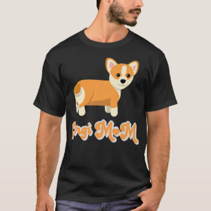 Pembroke Welsh Corgi Mama Funny Dog Mama Corgi Lie T-Shirt