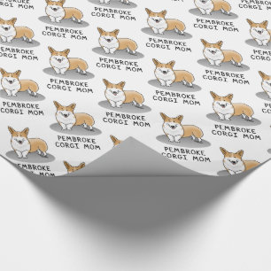 Pembroke Welsh Corgi Mama (rot 1) Hunde Mama Niedl Geschenkpapier