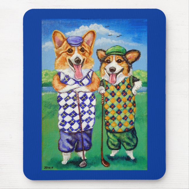 Pembroke Welsh Corgi Mousepad (Vorne)