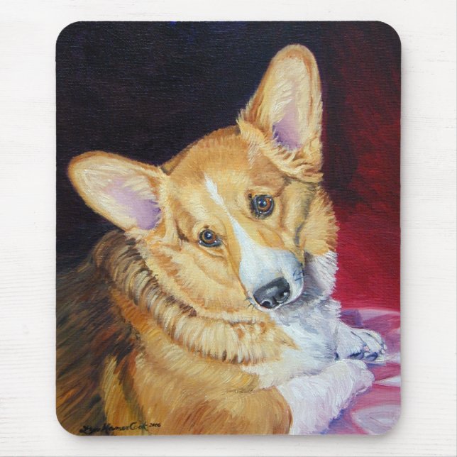Pembroke Welsh Corgi Mousepad (Vorne)