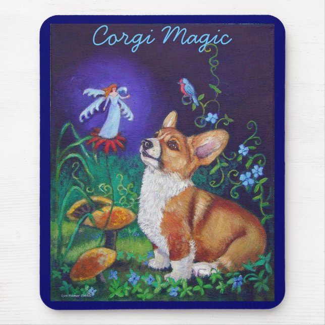 Pembroke Welsh Corgi Mousepad (Vorne)