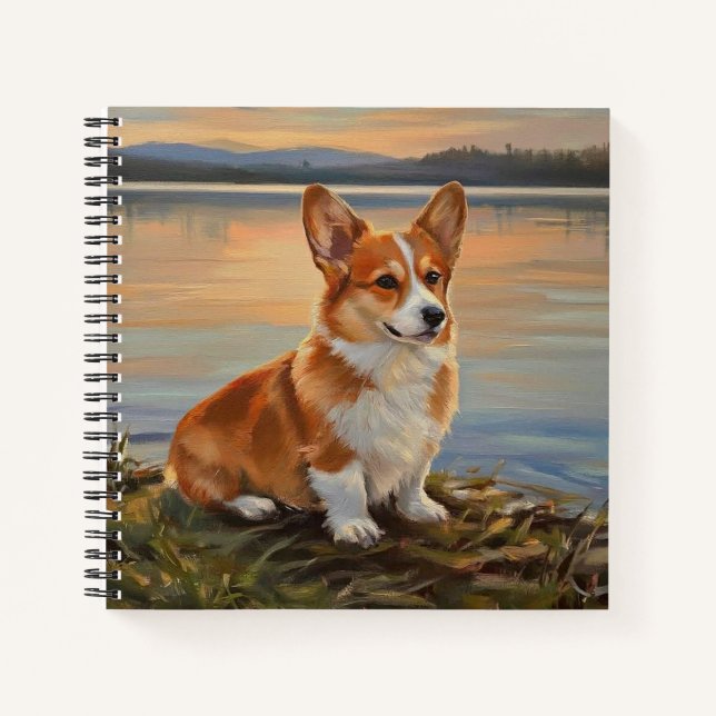 Pembroke Welsh Corgi Notizbuch (Vorderseite)