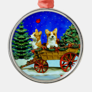 Pembroke Welsh Corgi Ornament Round Premium