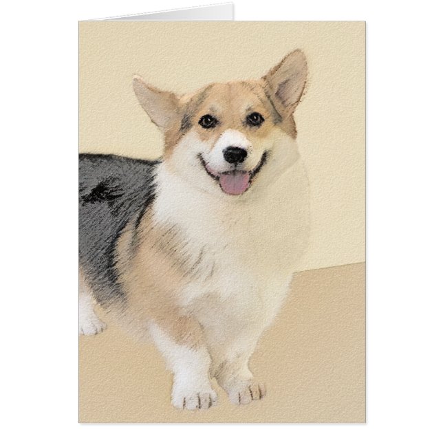 Pembroke Welsh Corgi Painting - Original Dog Art (Vorne)