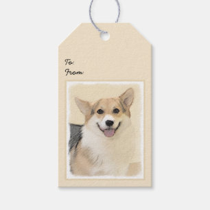 Pembroke Welsh Corgi Painting - Original Dog Art Geschenkanhänger