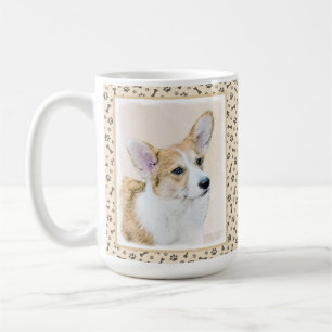 Pembroke Welsh Corgi Painting - Original Dog Art Kaffeetasse
