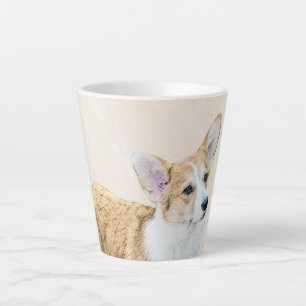 Pembroke Welsh Corgi Painting - Original Dog Art Milchtasse