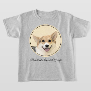 Pembroke Welsh Corgi Painting - Original Dog Art T-Shirt