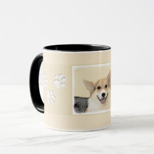 Pembroke Welsh Corgi Painting - Original Dog Art Tasse