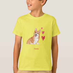Pembroke Welsh Corgi Personalisiert Dog T-Shirt
