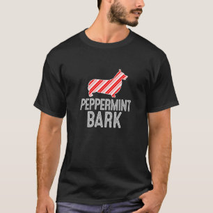 Pembroke Welsh Corgi Pfefferminzrinden-Weihnachtsh T-Shirt