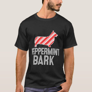 Pembroke Welsh Corgi Pfefferminzrinden-Weihnachtsh T-Shirt