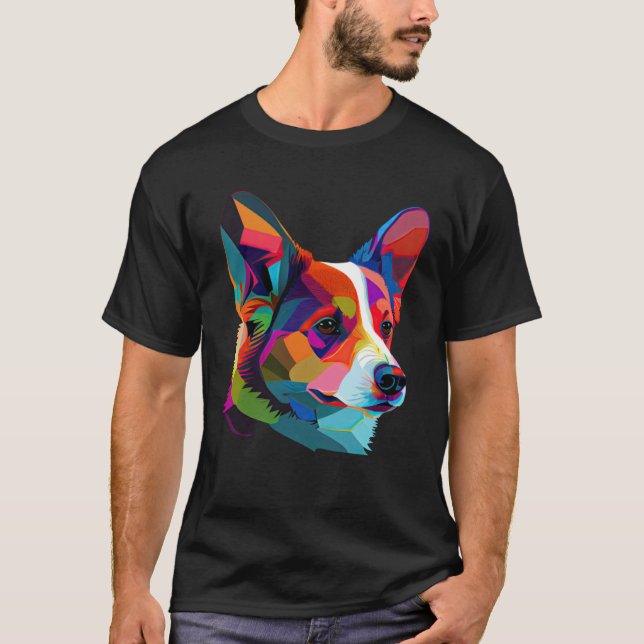 Pembroke Welsh Corgi Pop Pembroke Corgi T-Shirt (Vorderseite)