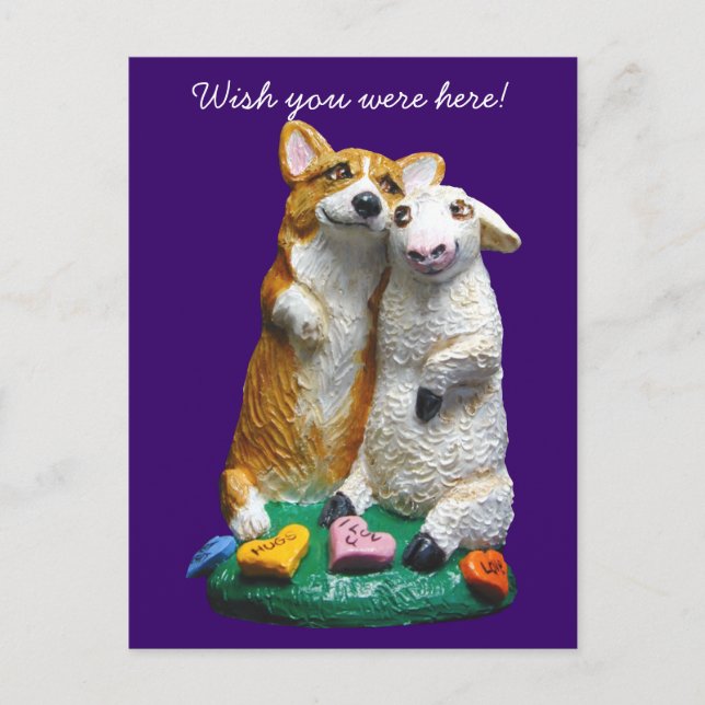 Pembroke Welsh Corgi Postcards Postkarte (Vorderseite)