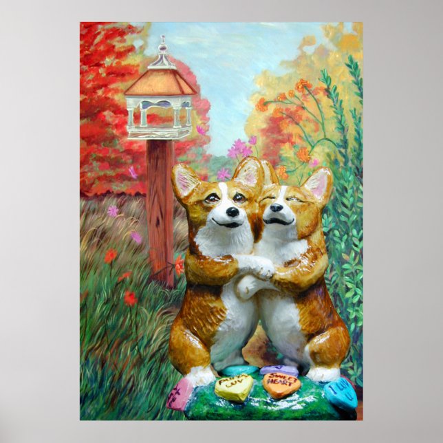 Pembroke Welsh Corgi Poster Print (Vorne)