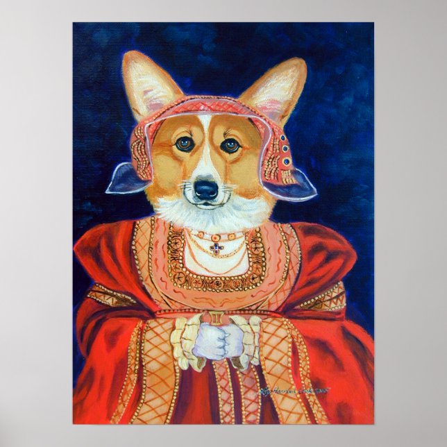 Pembroke Welsh Corgi Poster Print (Vorne)