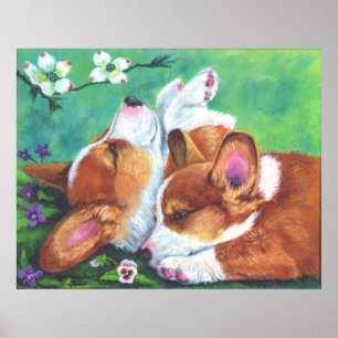 Pembroke Welsh Corgi Poster PRINT