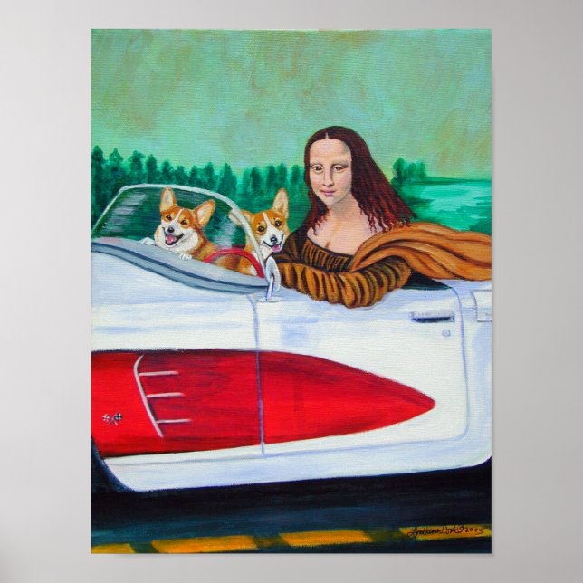 Pembroke Welsh Corgi Poster Print (Vorne)