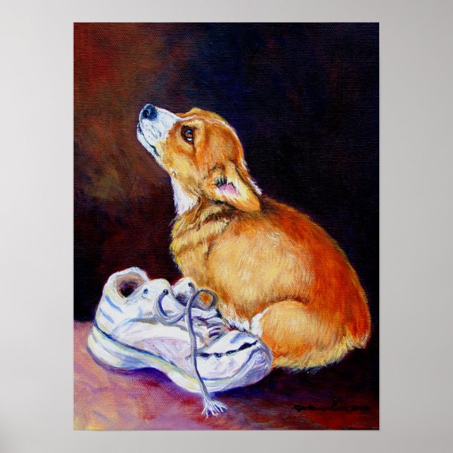 Pembroke Welsh Corgi Poster Print (Vorne)