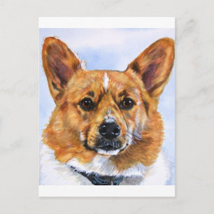 Pembroke Welsh Corgi Postkarte