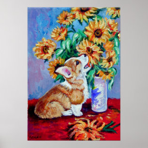 Pembroke Welsh Corgi Print Poster
