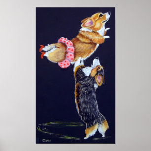 Pembroke Welsh Corgi Print Poster