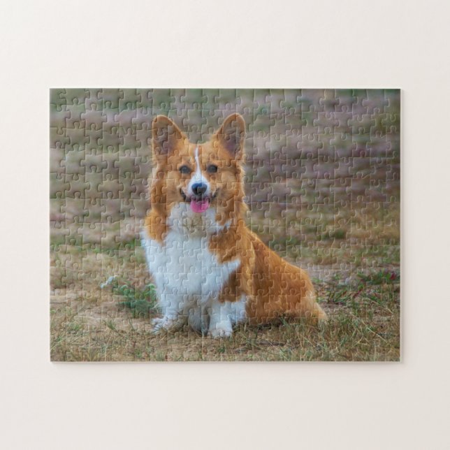 Pembroke Welsh Corgi Puppy Dog Puzzle (Horizontal)