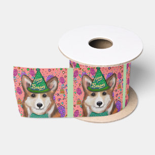 PEMBROKE WELSH CORGI SATINBAND