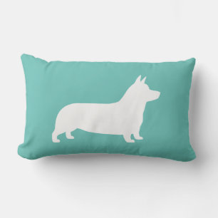 Pembroke Welsh Corgi Silhouette Lendenkissen