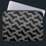 Pembroke Welsh Corgi Silhouetten Pattern Laptopschutzhülle<br><div class="desc"></div>