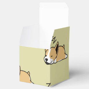 Pembroke Welsh Corgi Sleeping Hund Lover ZZZ Geschenkschachtel
