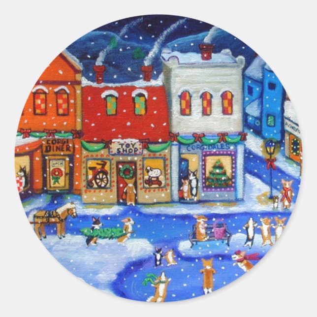 Pembroke Welsh Corgi Stickers (Vorderseite)