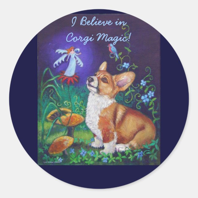 Pembroke Welsh Corgi Stickers (Vorderseite)