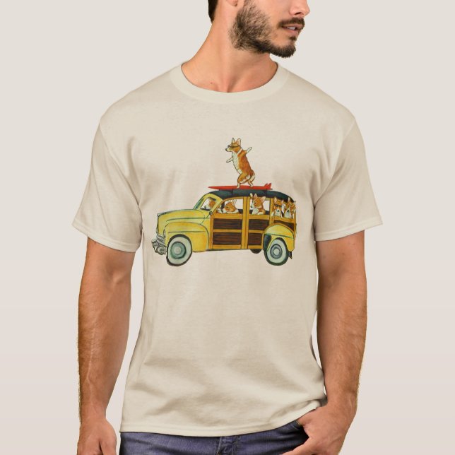 Pembroke Welsh Corgi Tee Shirt (Vorderseite)