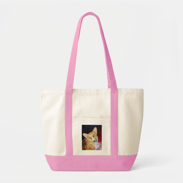 Pembroke Welsh Corgi Tote Bag Tragetasche (Vorne)