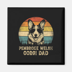 Pembroke Welsh Corgi Vater Dog Lovers Vatertag T Magnet