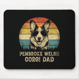 Pembroke Welsh Corgi Vater Dog Lovers Vatertag T Mousepad