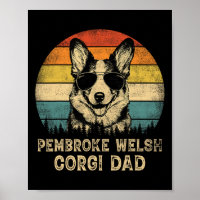 Pembroke Welsh Corgi Vater Dog Lovers Vatertag T