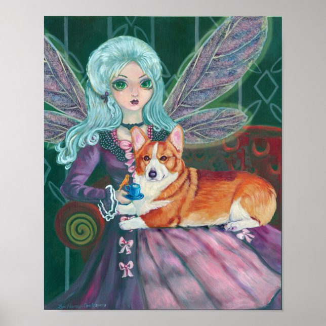 Pembroke Welsh Corgi Wall Print Poster (Vorne)