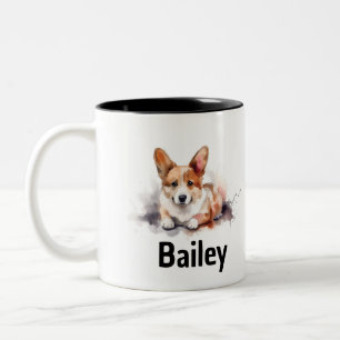 Pembroke Welsh Corgi Watercolor Tasse