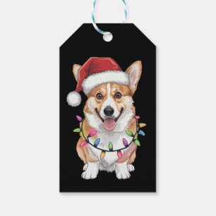 Pembroke Welsh Corgi Weihnachtsmann Weihnachtsbaum Geschenkanhänger