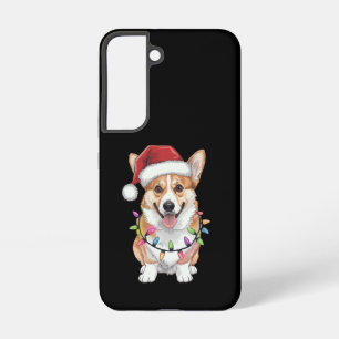 Pembroke Welsh Corgi Weihnachtsmann Weihnachtsbaum Samsung Galaxy Hülle