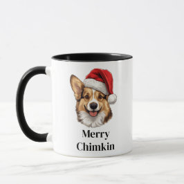 Pembroke Welsh Corgi Weihnachtsmannmütze Christmas Tasse