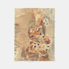 Pembroke Welsh Corgi Welppies Fleecedecke