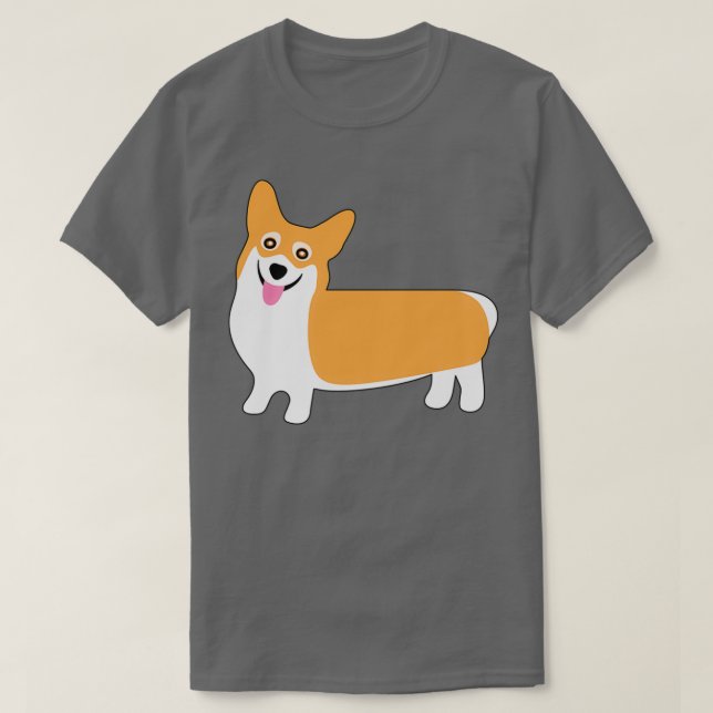 Pembroke Welsh Corgis Niedlich Pattern T-Shirt (Design vorne)